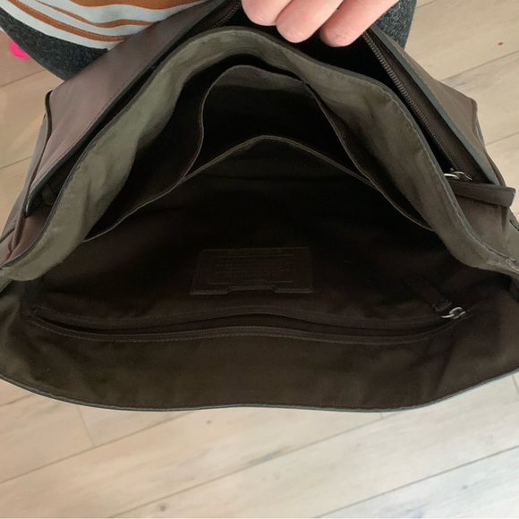 Men’s Coach Messenger Style Briefcase. Brown - Picture 2 of 3